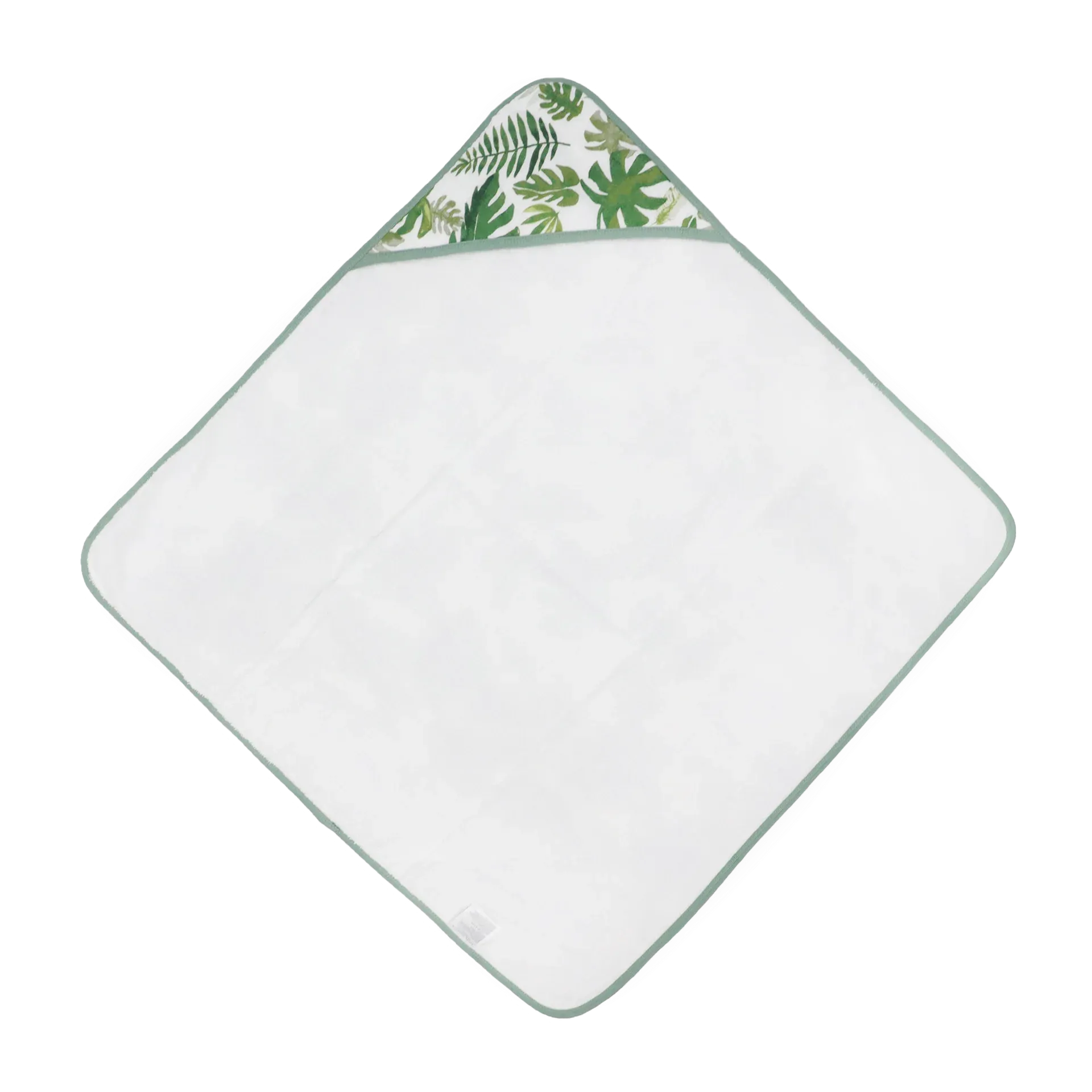 Little Unicorn Infant Hooded Towel (Tropical Leaf)