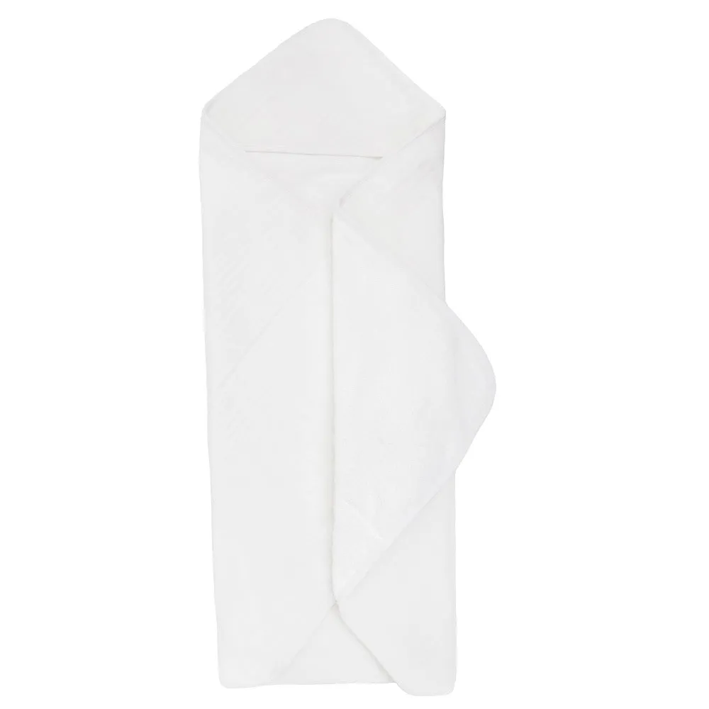 Little Unicorn Infant Hooded Towel (White)