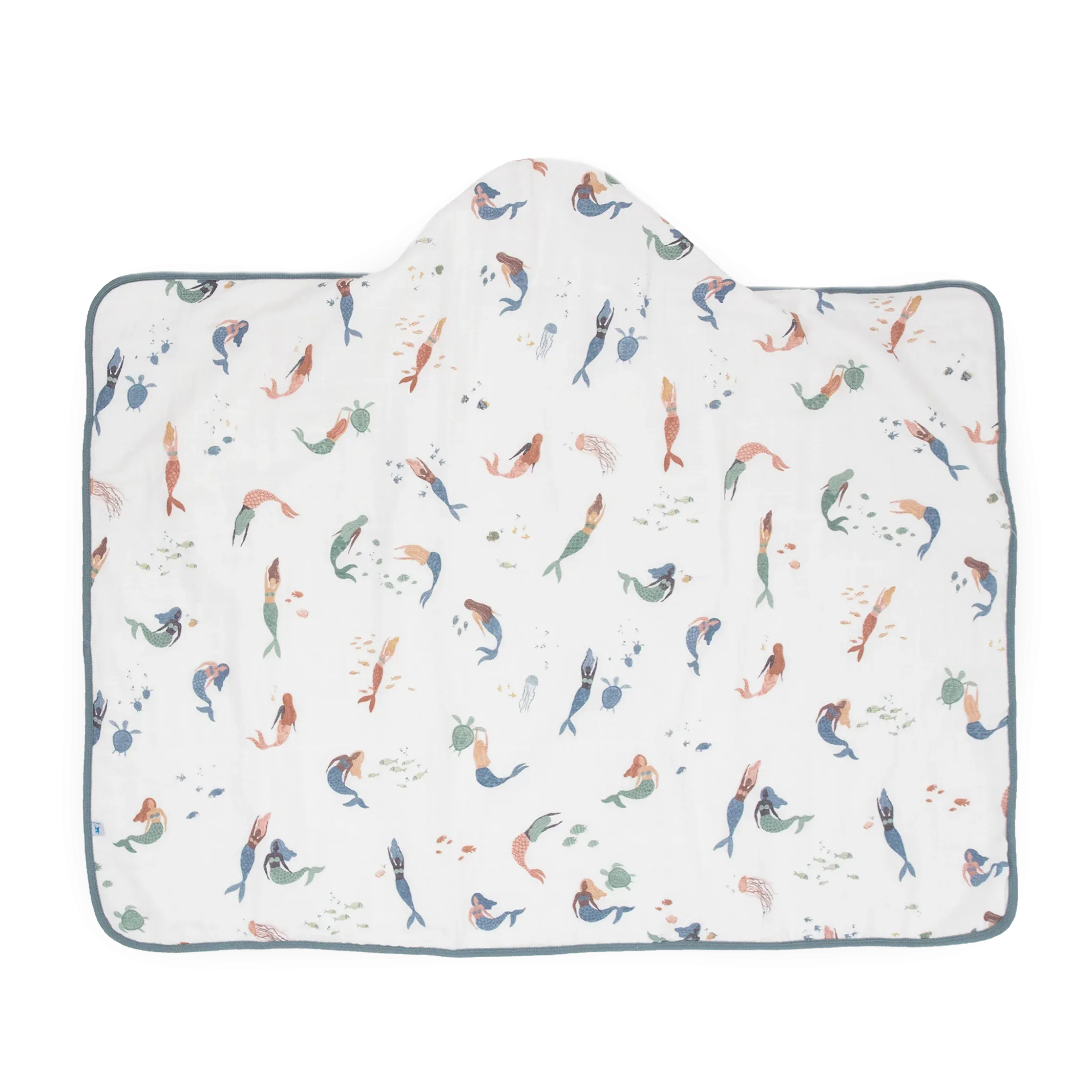 Little Unicorn Mermaids Toddler Hooded Towel