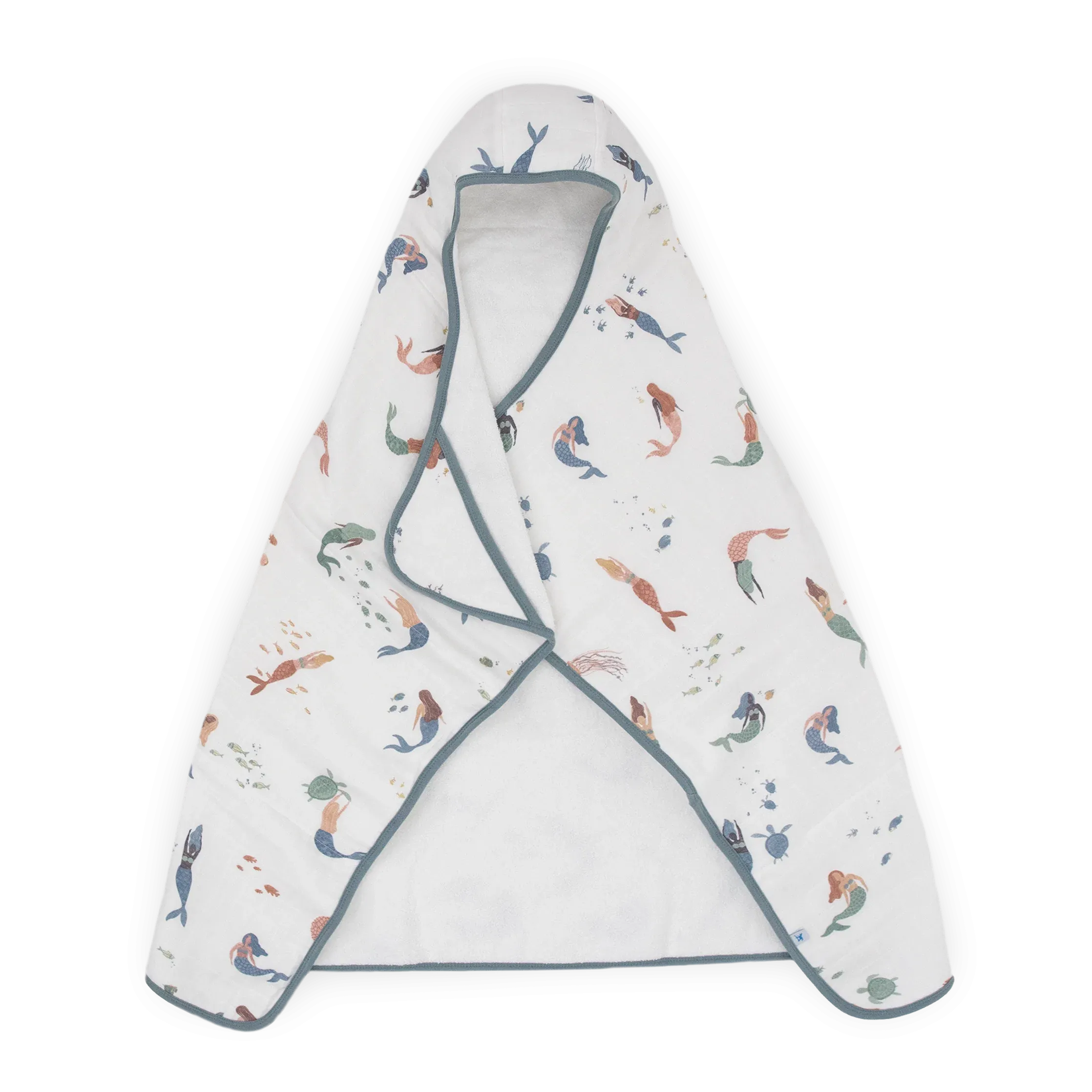 Little Unicorn Mermaids Toddler Hooded Towel