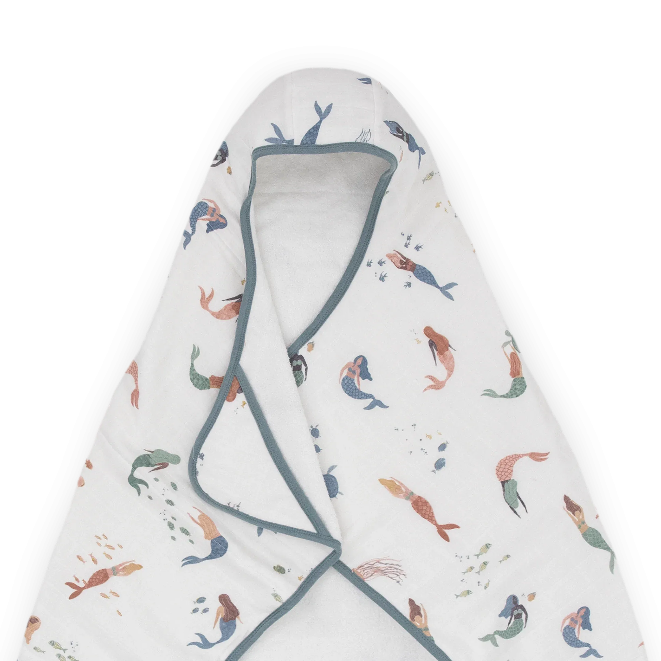 Little Unicorn Mermaids Toddler Hooded Towel