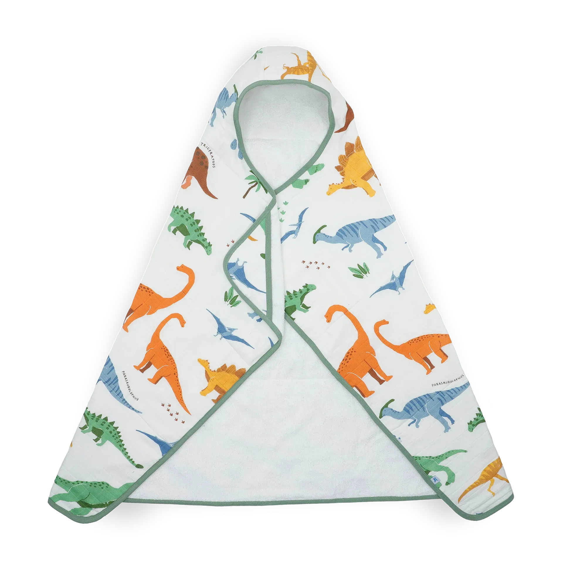 Little Unicorn Toddler Hooded Towel (Dino Names)