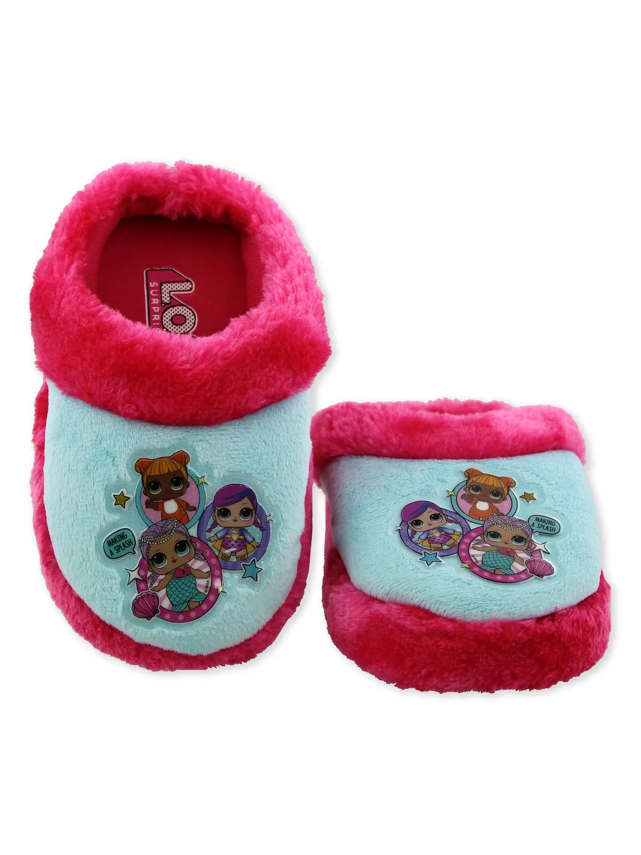 L.O.L. Surprise! Plush Scuff Slippers with Faux Fur