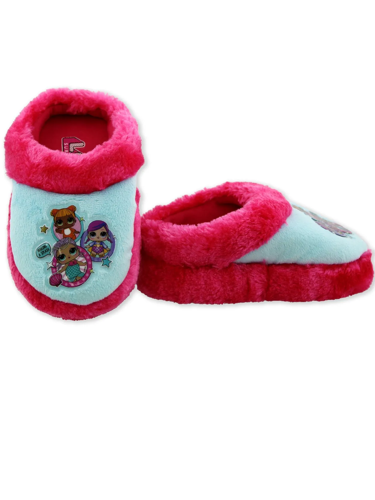 L.O.L. Surprise! Plush Scuff Slippers with Faux Fur
