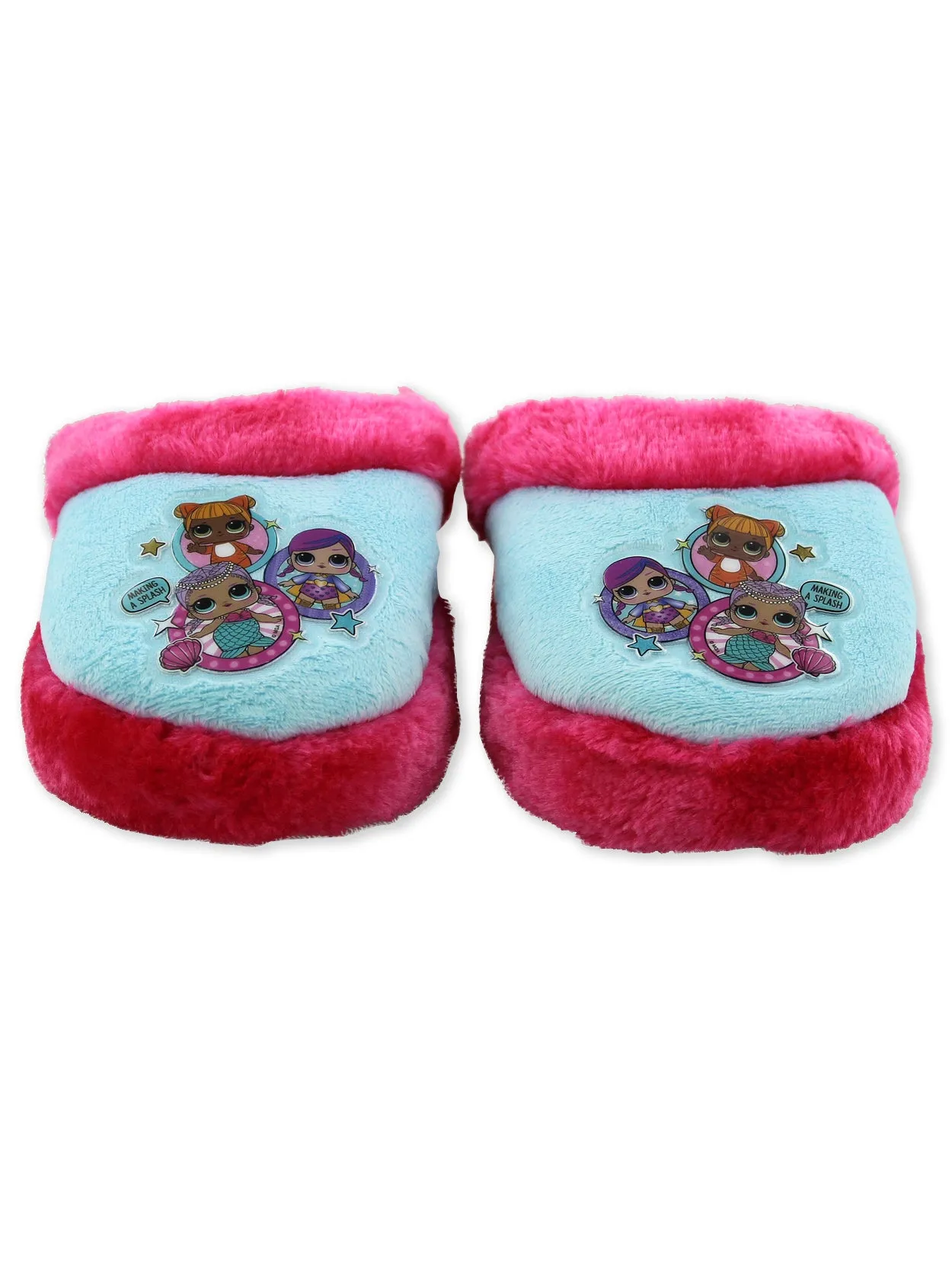 L.O.L. Surprise! Plush Scuff Slippers with Faux Fur