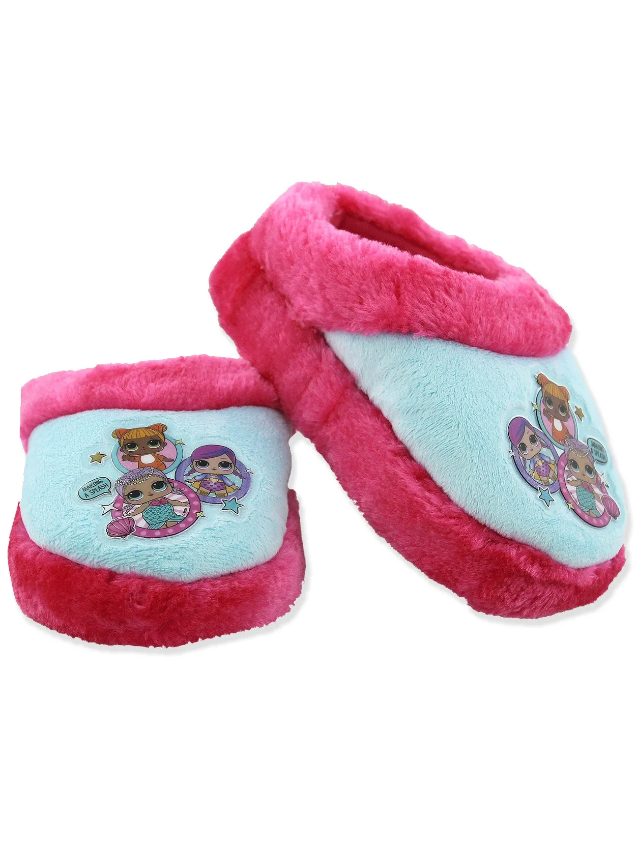 L.O.L. Surprise! Plush Scuff Slippers with Faux Fur