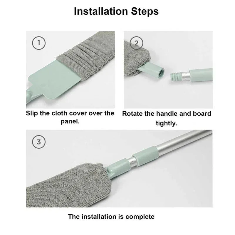 Long Handle Dust Mop Floor Ceiling Removal Brush