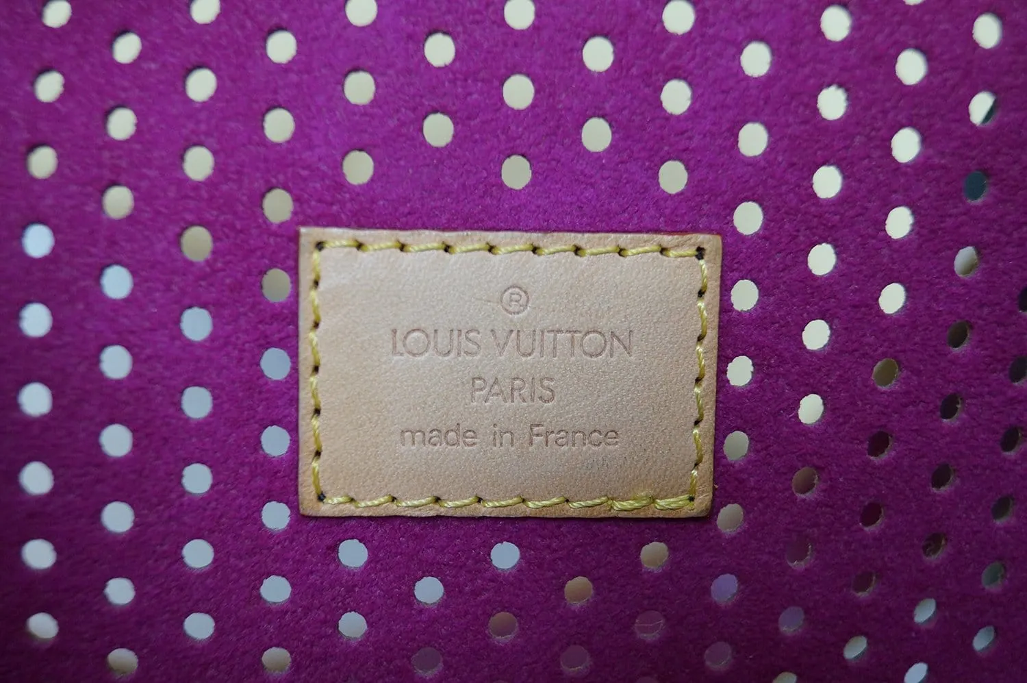 LOUIS VUITTON Monogram Perforated Musette Fuchsia Bag Limited Edition