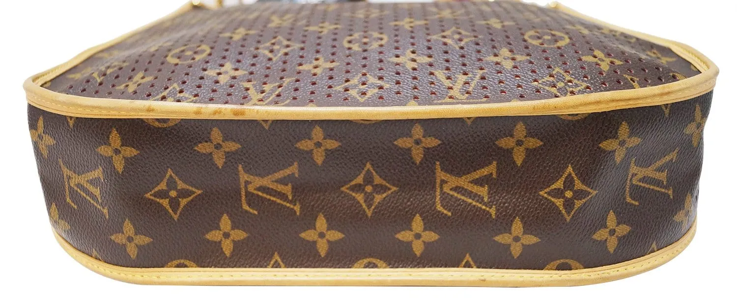 LOUIS VUITTON Monogram Perforated Musette Fuchsia Bag Limited Edition