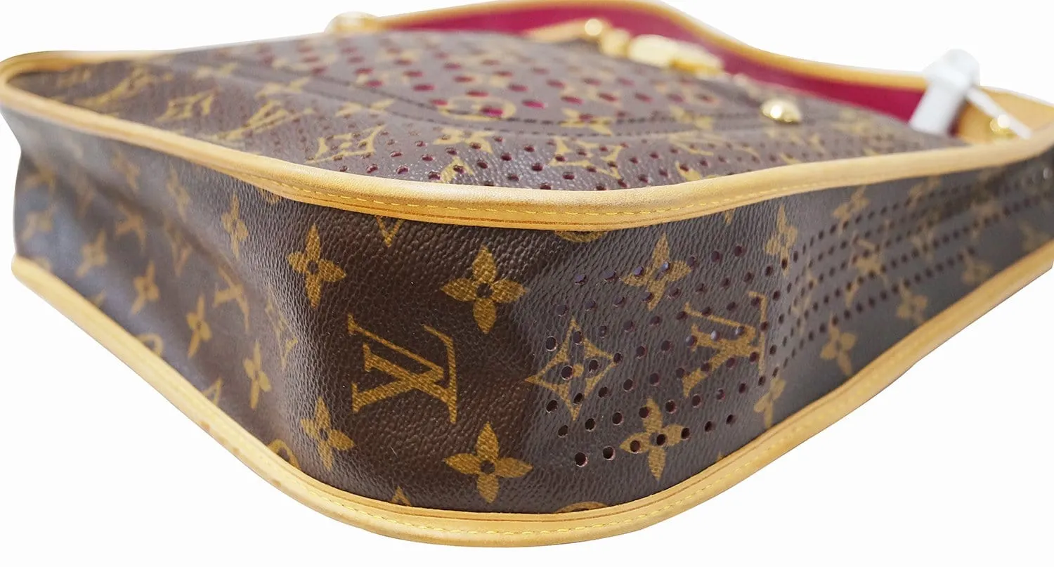 LOUIS VUITTON Monogram Perforated Musette Fuchsia Bag Limited Edition