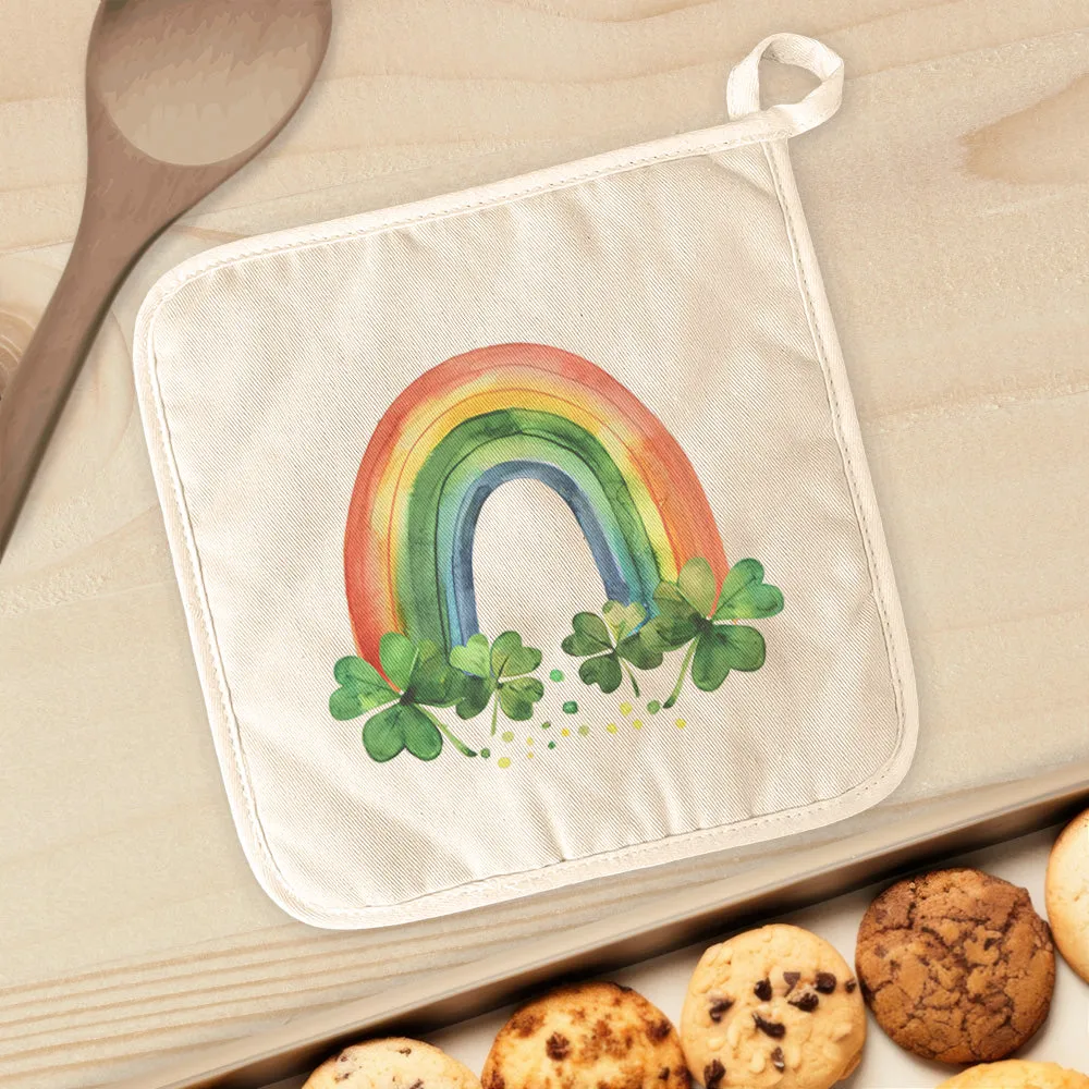 Lucky Rainbow - St. Patrick's Day Cotton Pot Holder