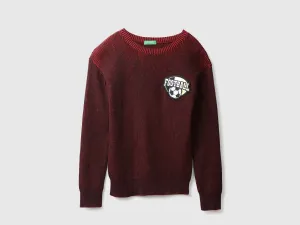 Maroon Ribbed Sweater
