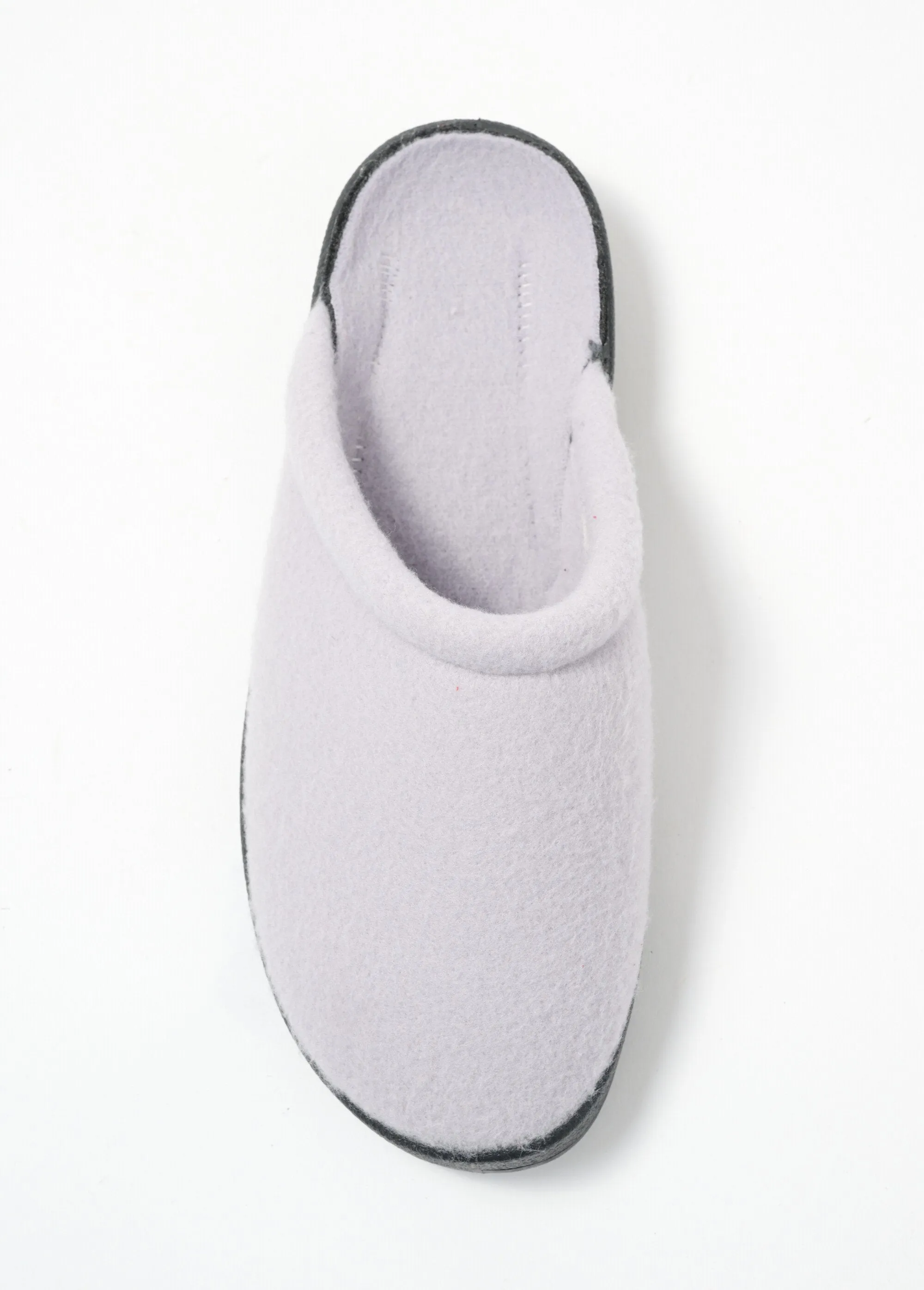 Mixed mule comfort width fleece slippers