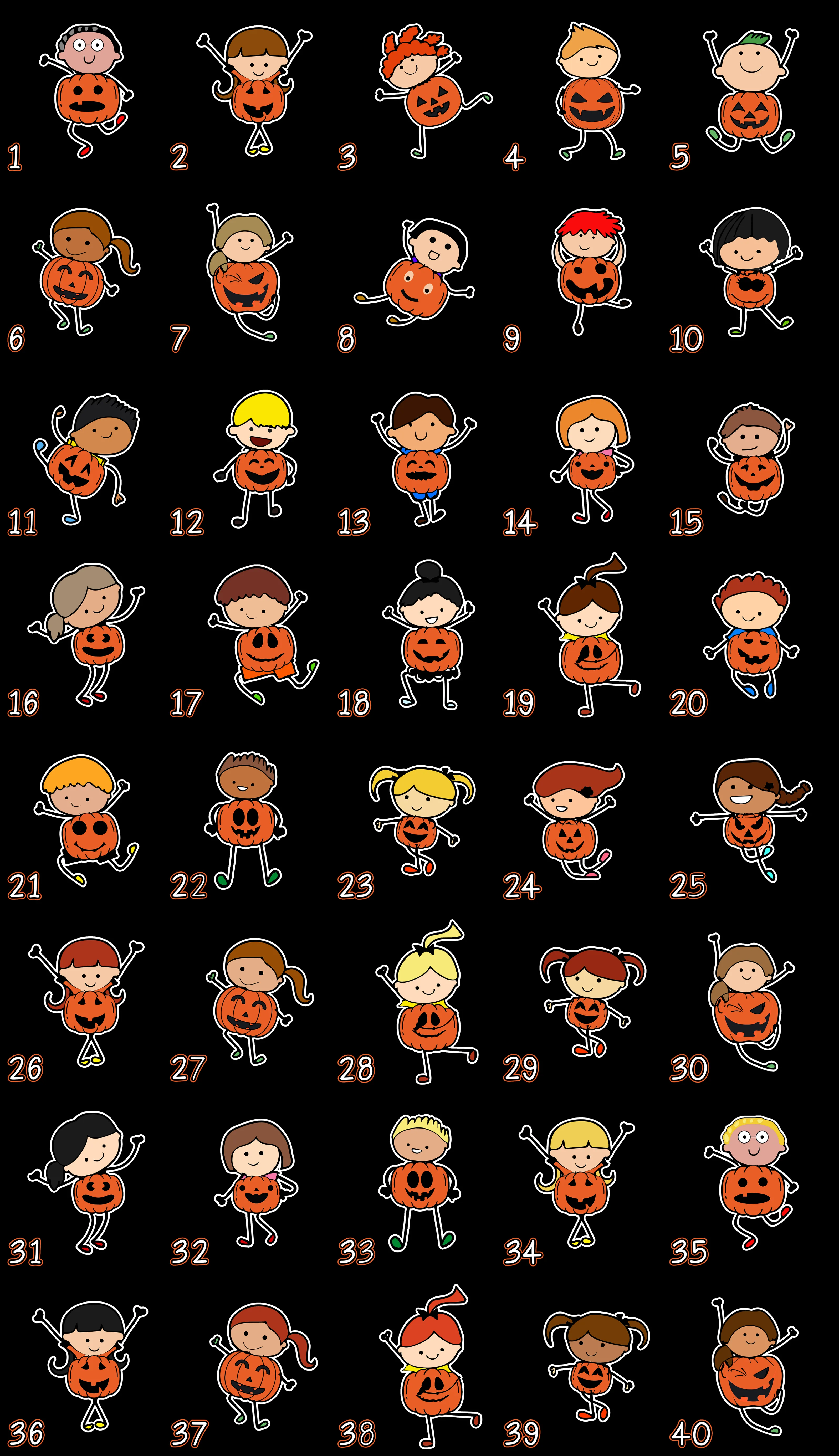 Mom, Grandma, Grandpa etc. Little Pumpkins  ~ Custom Named Kids Pumpkin Tee