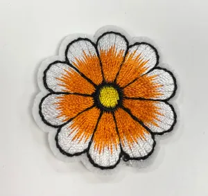 Motif Flower Orange