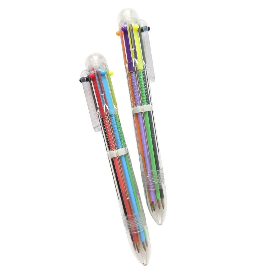 Multicolor Throwback Pens, set of 2