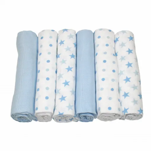 Muslin Squares 70x70cm 6pk