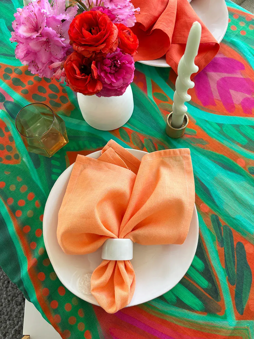 Napkin Set ~2 ~ Orange