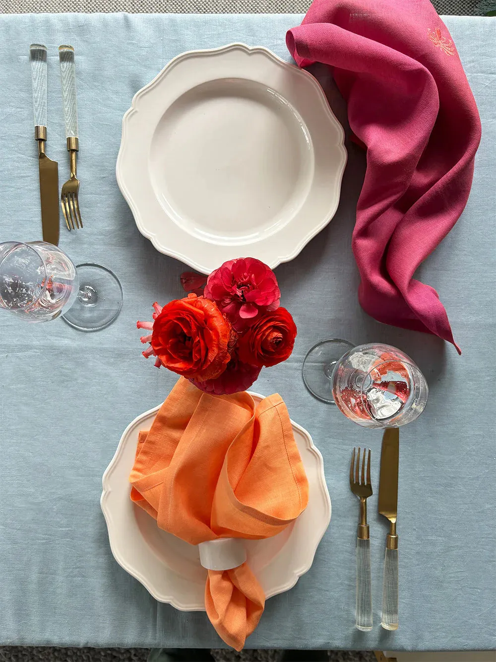 Napkin Set ~2 ~ Orange