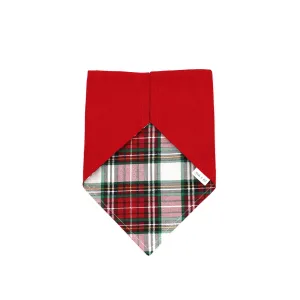 North Pole Plaid Slip On Bandana