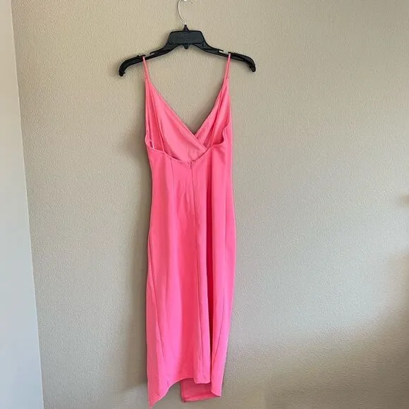 NWT Hello Molly Quiet Dancer Midi Dress in Pink