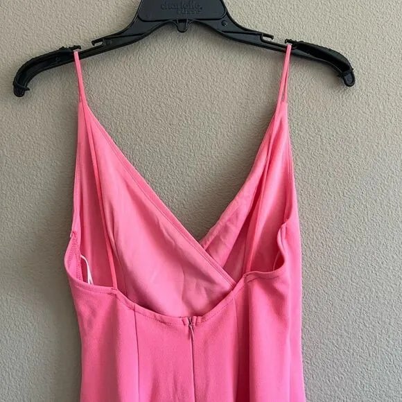 NWT Hello Molly Quiet Dancer Midi Dress in Pink