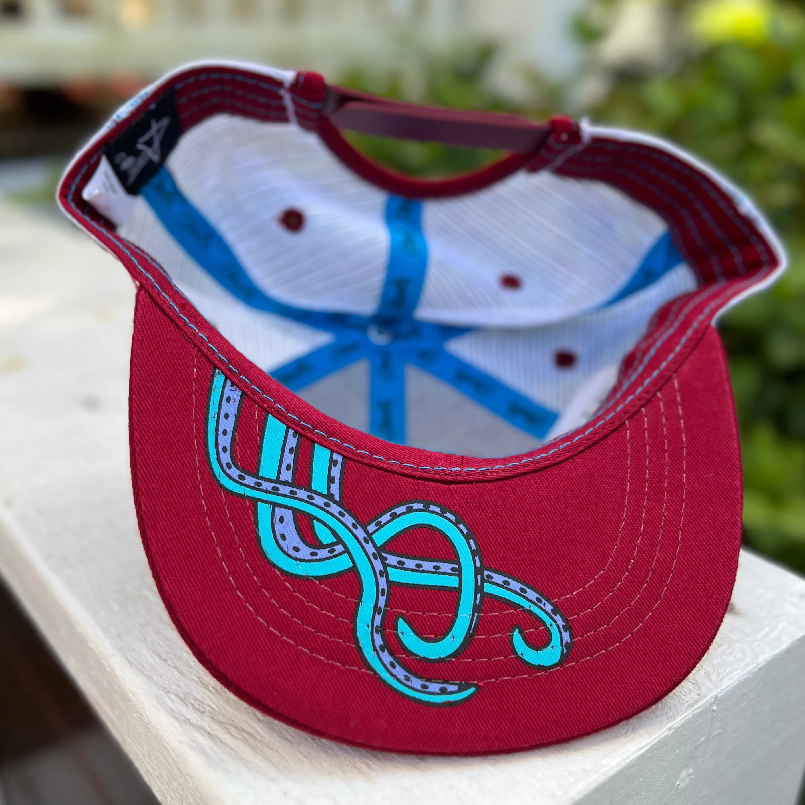 Octopus Flatbill Snapback Youth Hat