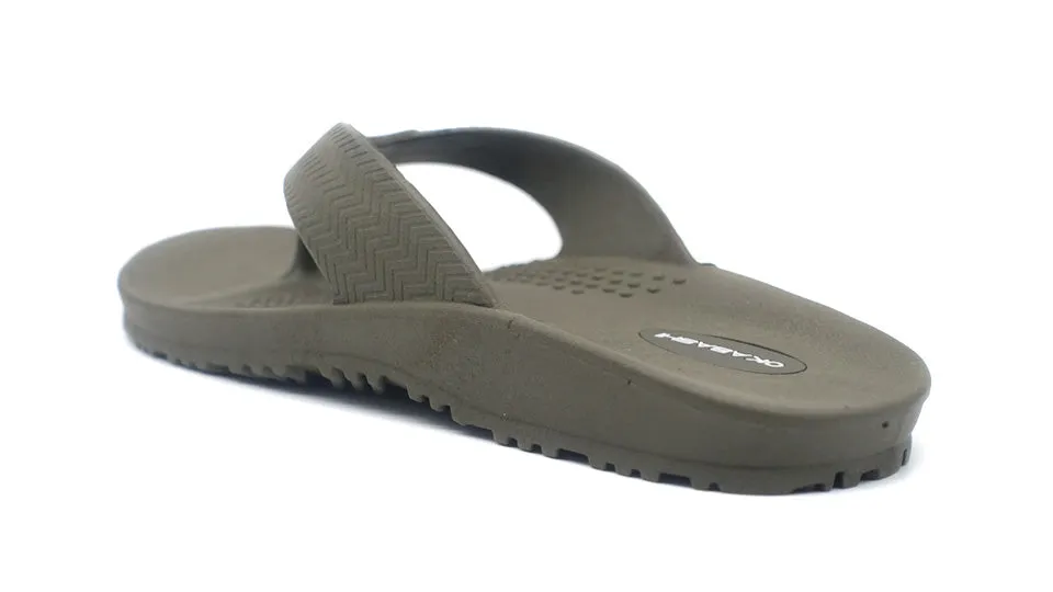 OKABASHI SURF FLIP FLOP "Made in USA" MOSS