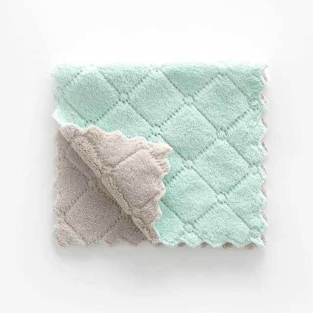 One (1)pc Super Absorbent Microfiber Dish Cloth