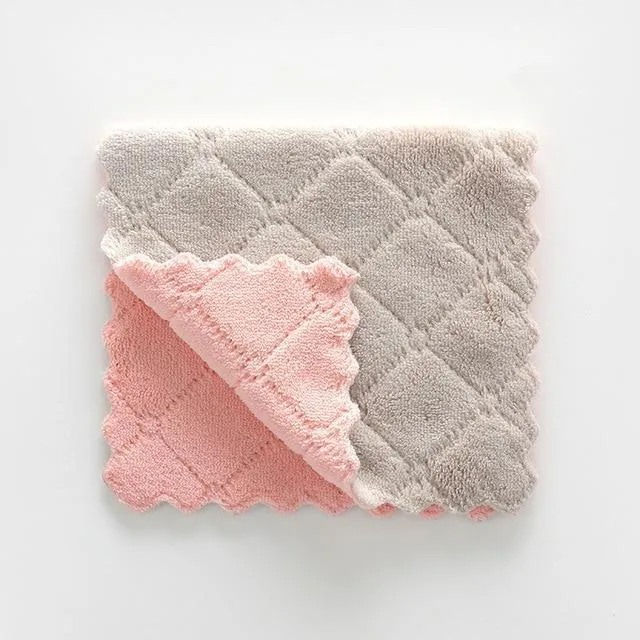 One (1)pc Super Absorbent Microfiber Dish Cloth
