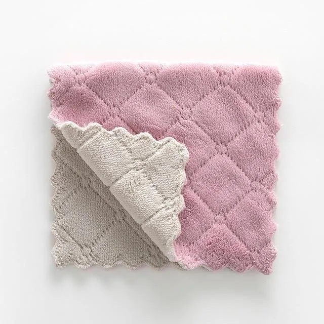 One (1)pc Super Absorbent Microfiber Dish Cloth