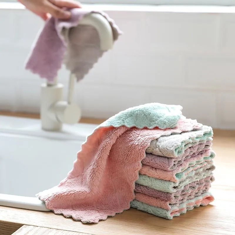 One (1)pc Super Absorbent Microfiber Dish Cloth