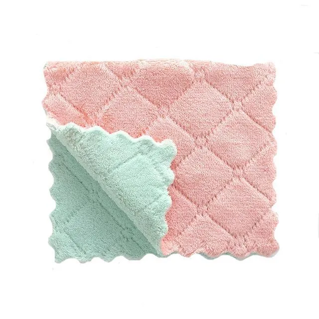 One (1)pc Super Absorbent Microfiber Dish Cloth