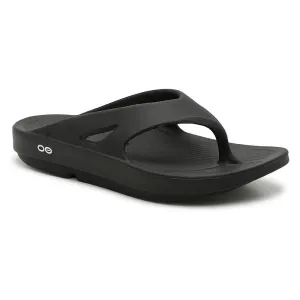 Oofos Unisex OOriginal Thong Sandal Black