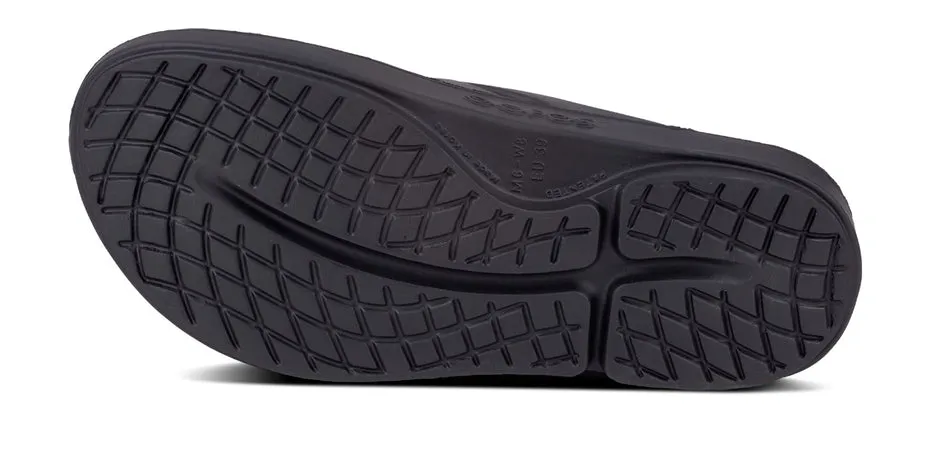 Oofos Unisex OOriginal Thong Sandal Black