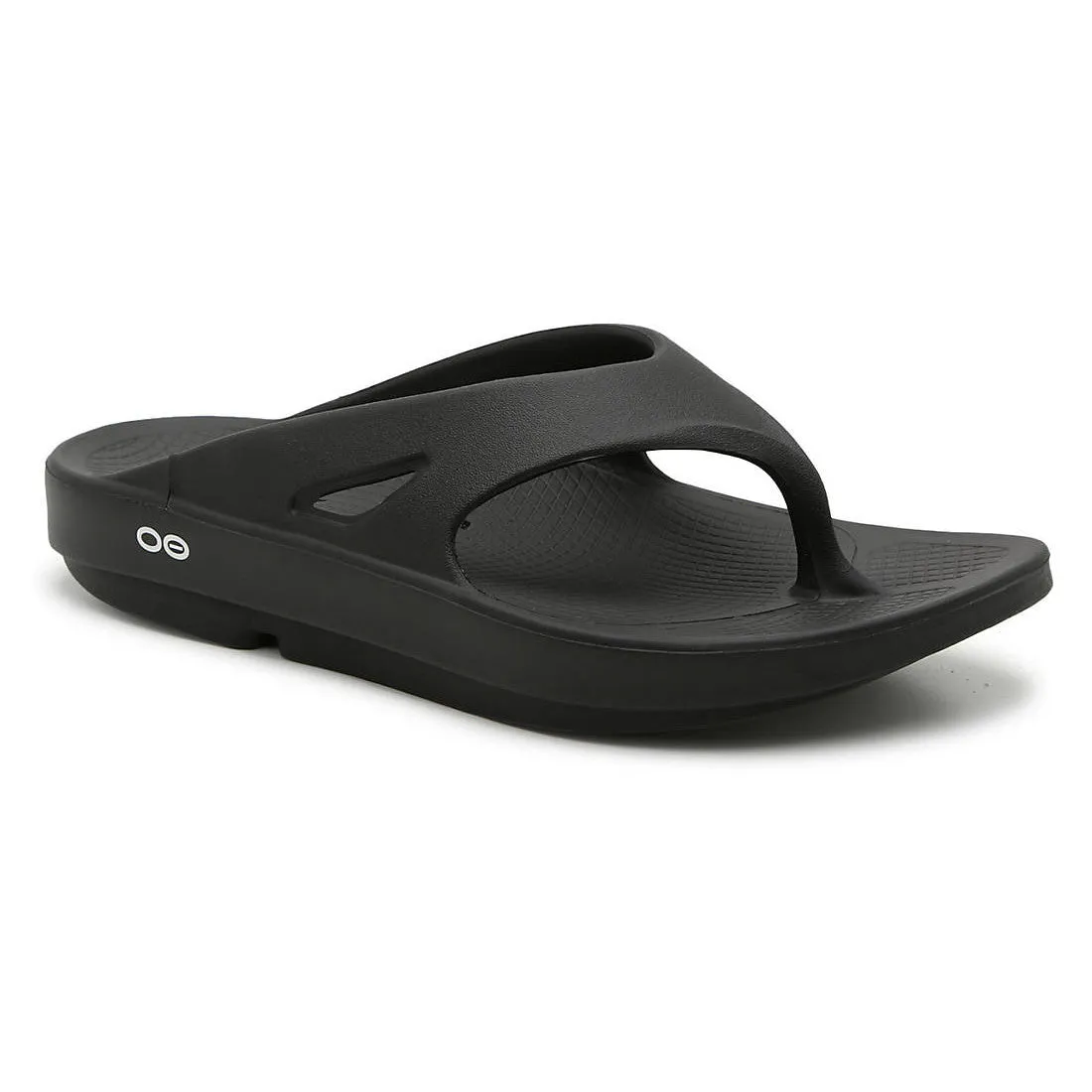 Oofos Unisex OOriginal Thong Sandal Black