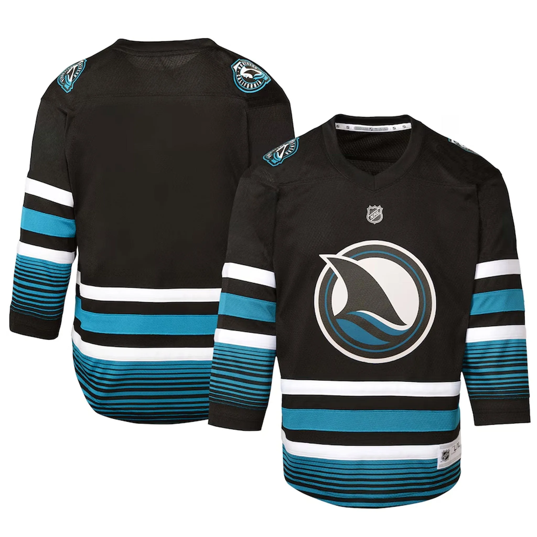 Outer Stuff Premier Junior Third Jersey - San Jose Sharks