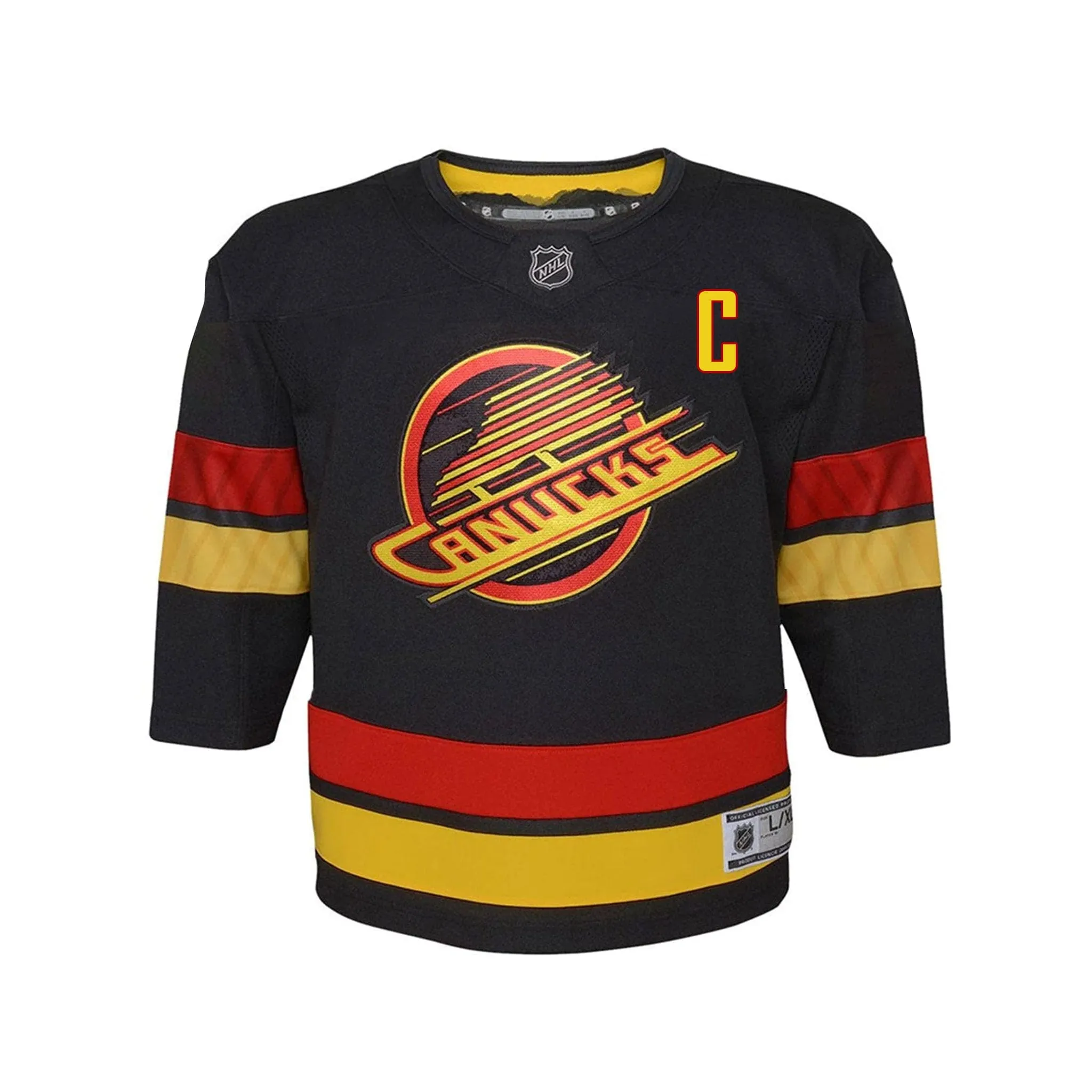 Outer Stuff Premier Toddler Jersey - Vancouver Canucks Third Black