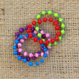 Paper Bead Bracelet - child