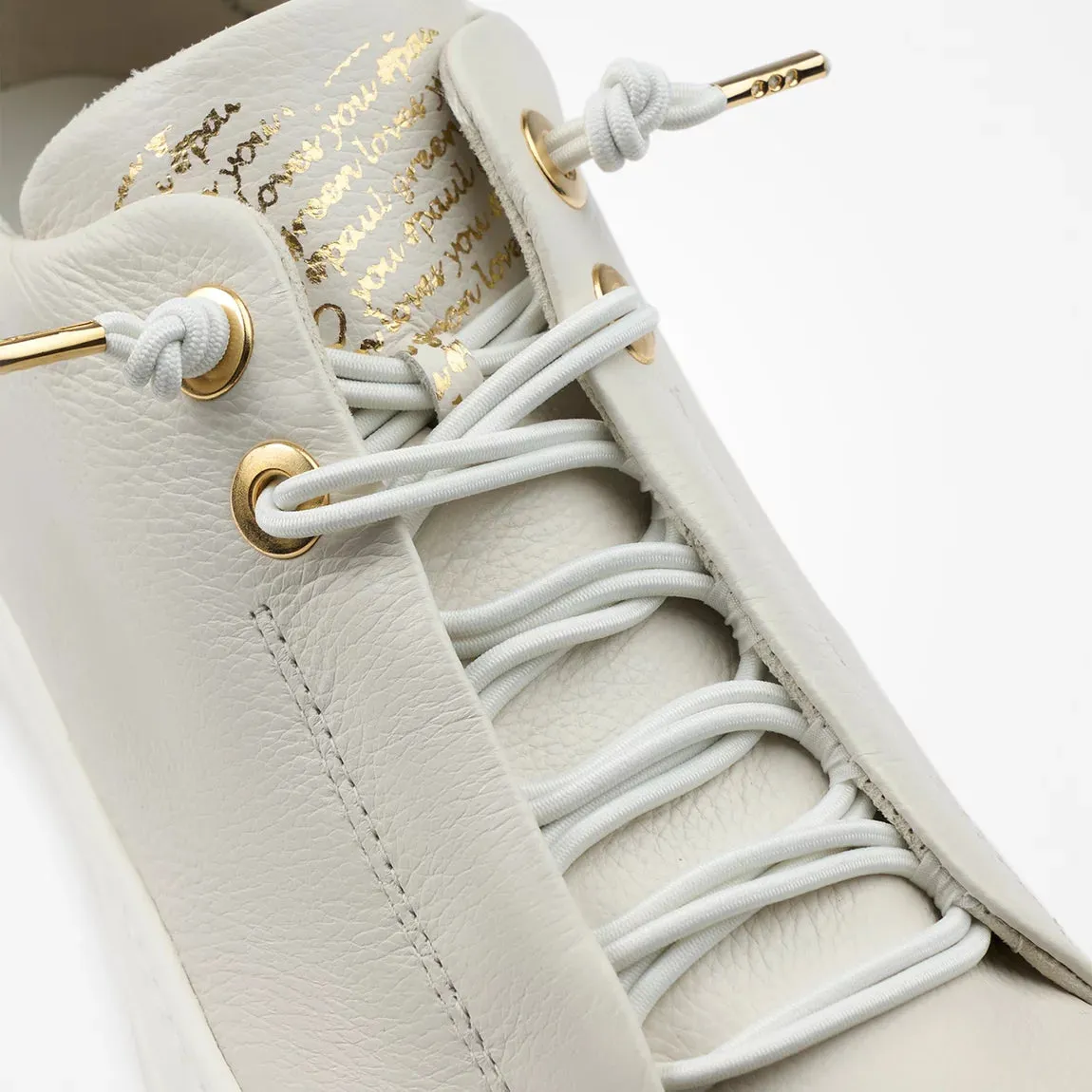 Paul Green - 5017 Ivory Elastic Slip On Trainer