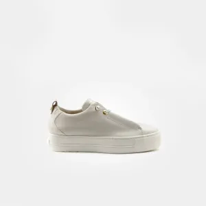 Paul Green - 5017 Ivory Elastic Slip On Trainer