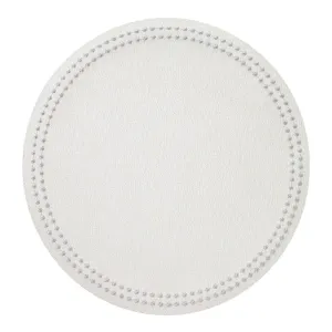 Pearls Placemat Antique White/Silver