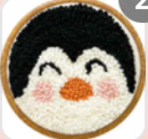 Penguin Begin To Punch Needle Kit