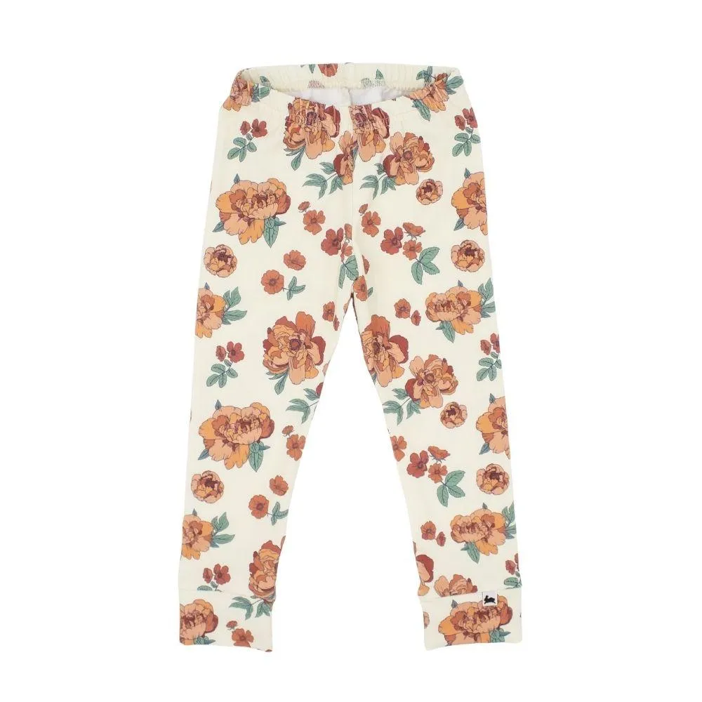 PEONY / FLORAL PRINT LEGGINGS