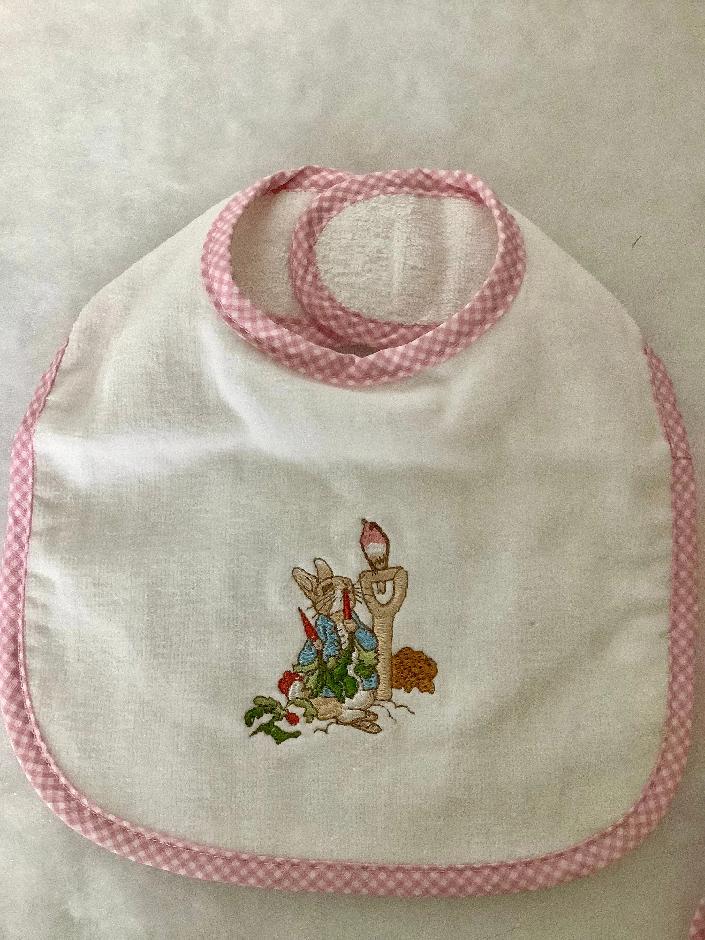 Peter Rabbit Bib & Burp Set - Pink