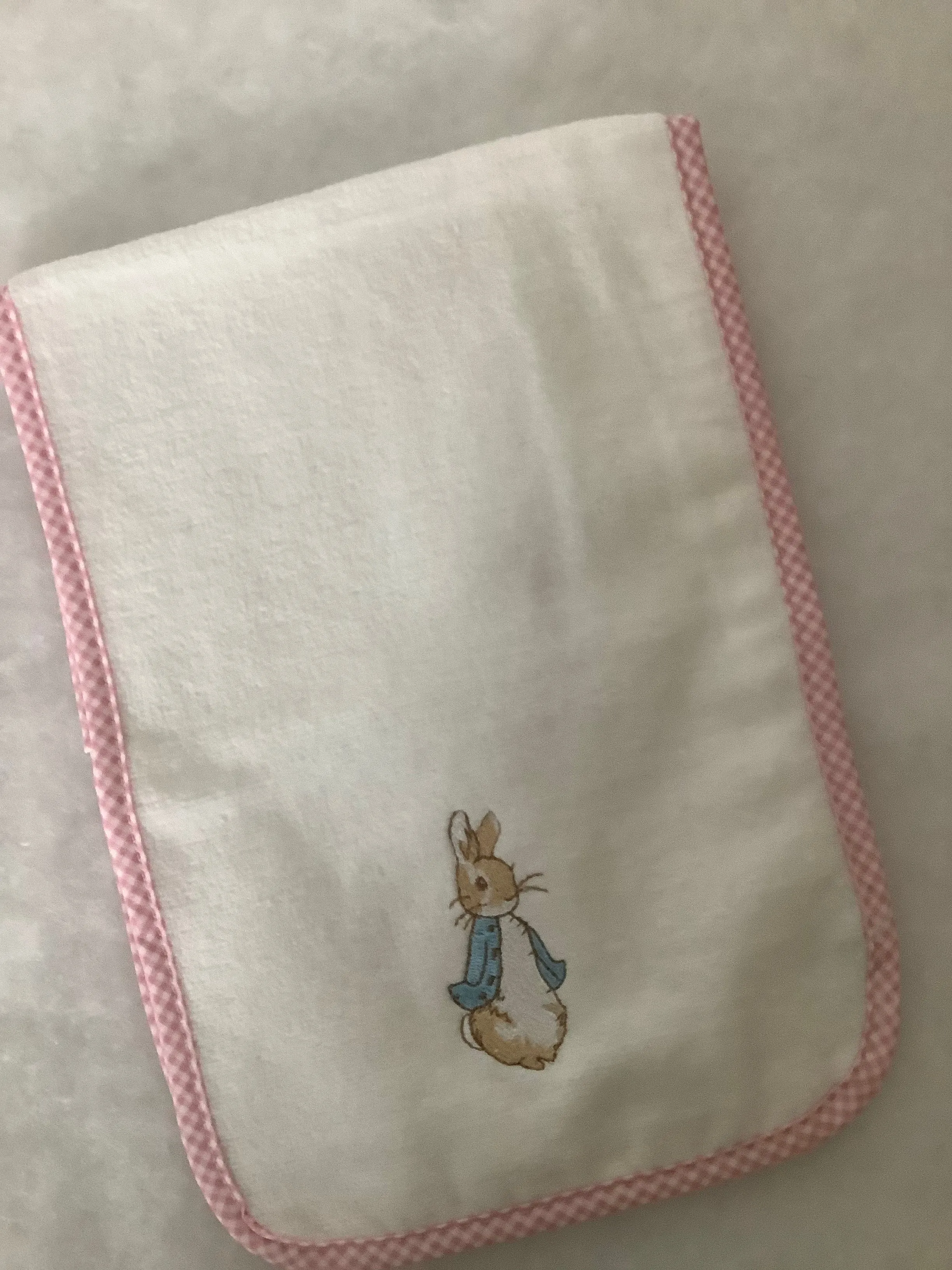 Peter Rabbit Bib & Burp Set - Pink