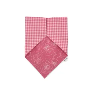 Pink Peony Slip On Bandana