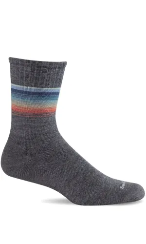 Plantar Cush II Men Crew - Charcoal Plantar Relief