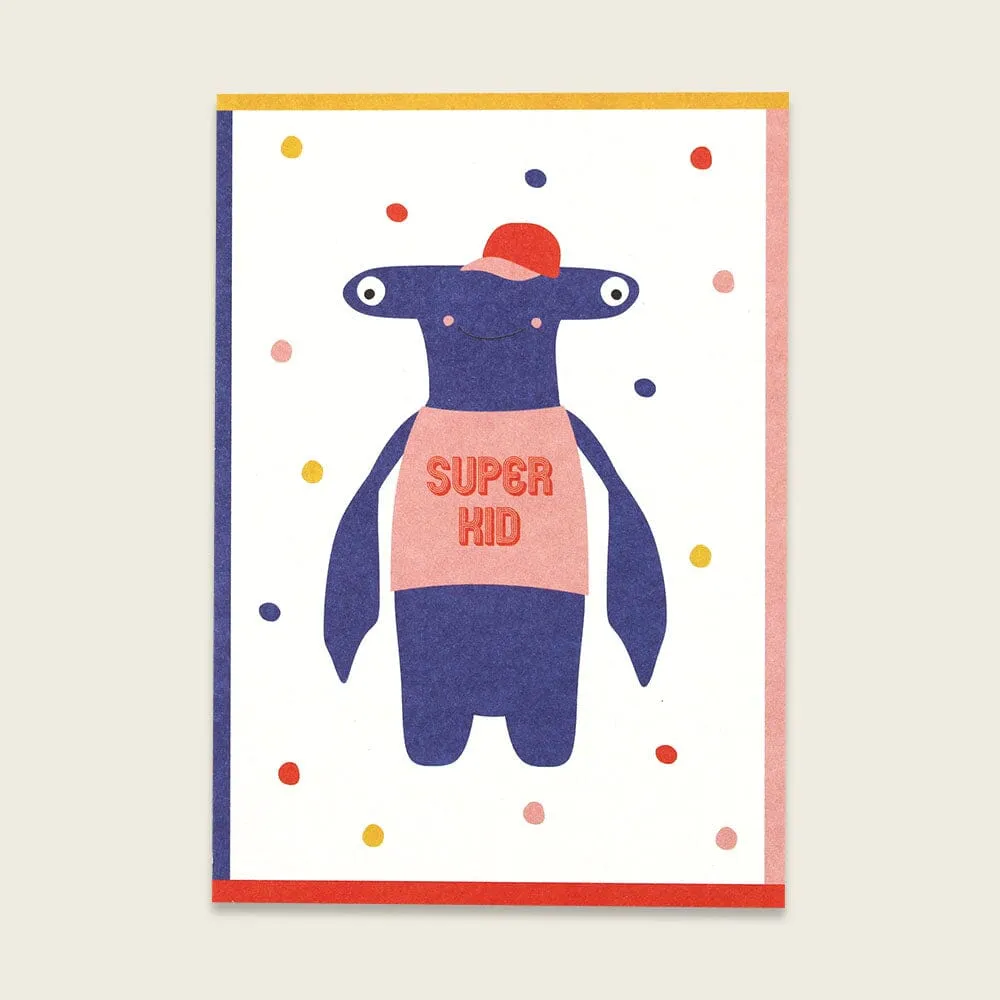 Postkarte "Super Kid"