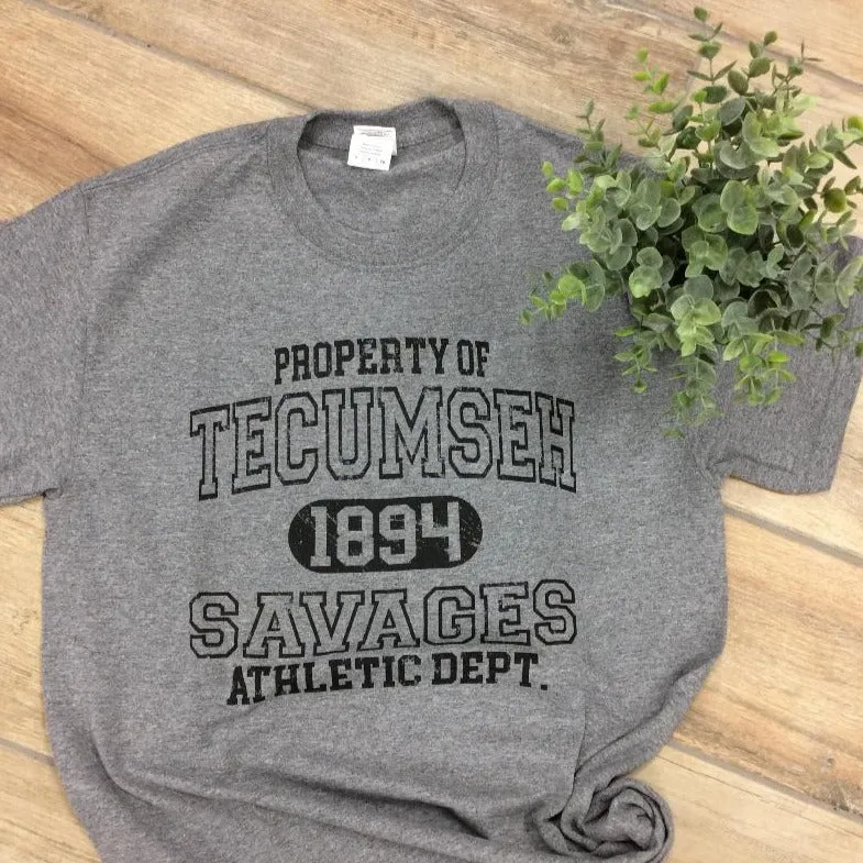 Property of Tecumseh Savages Athletic Dept.